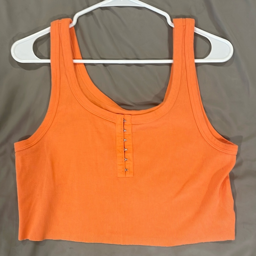 Orange Crop Top